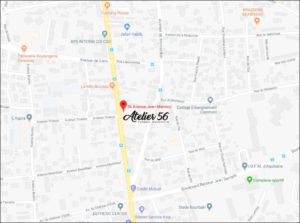 localisation atelier 56