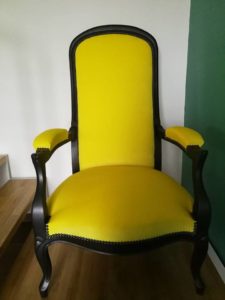 Fauteuil Voltaire Vue de face