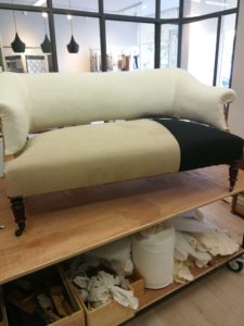 Fixation tissu assise
