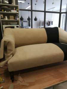 Pose tissu dossier