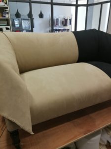Pose tissu dossier