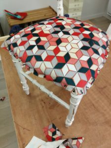 Appoint tissu motif camengo