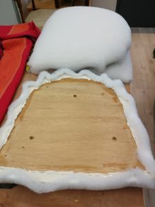 Galettes chaises pose ouate