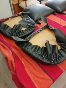 Galette chaises appoint skaï