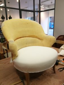 Fauteuil crapaud Dégarni