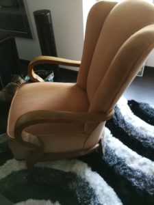 Fauteuil art déco avant
