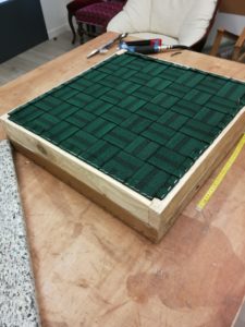 réhausse assise avec traverse + sanglage